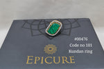 Kundan fingerring 00476 - KRISHNA'S SWETA JEWELLERY