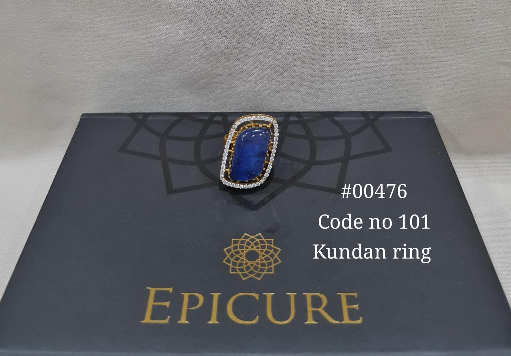 Kundan fingerring 00476 - KRISHNA'S SWETA JEWELLERY
