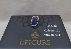 Kundan fingerring 00476 - KRISHNA'S SWETA JEWELLERY
