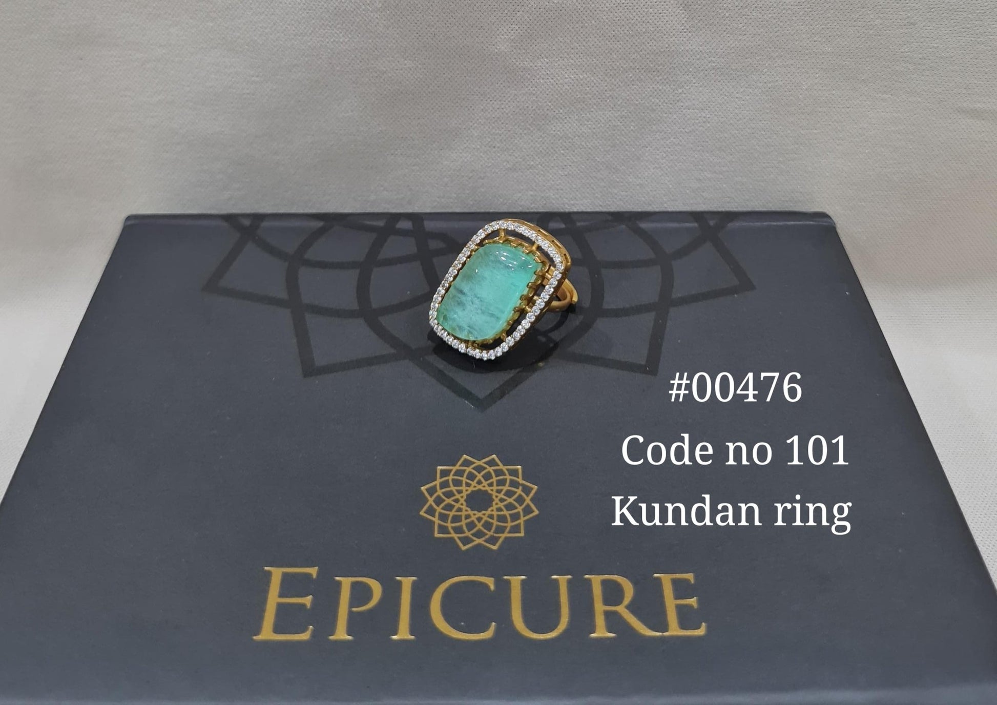 Kundan fingerring 00476 - KRISHNA'S SWETA JEWELLERY