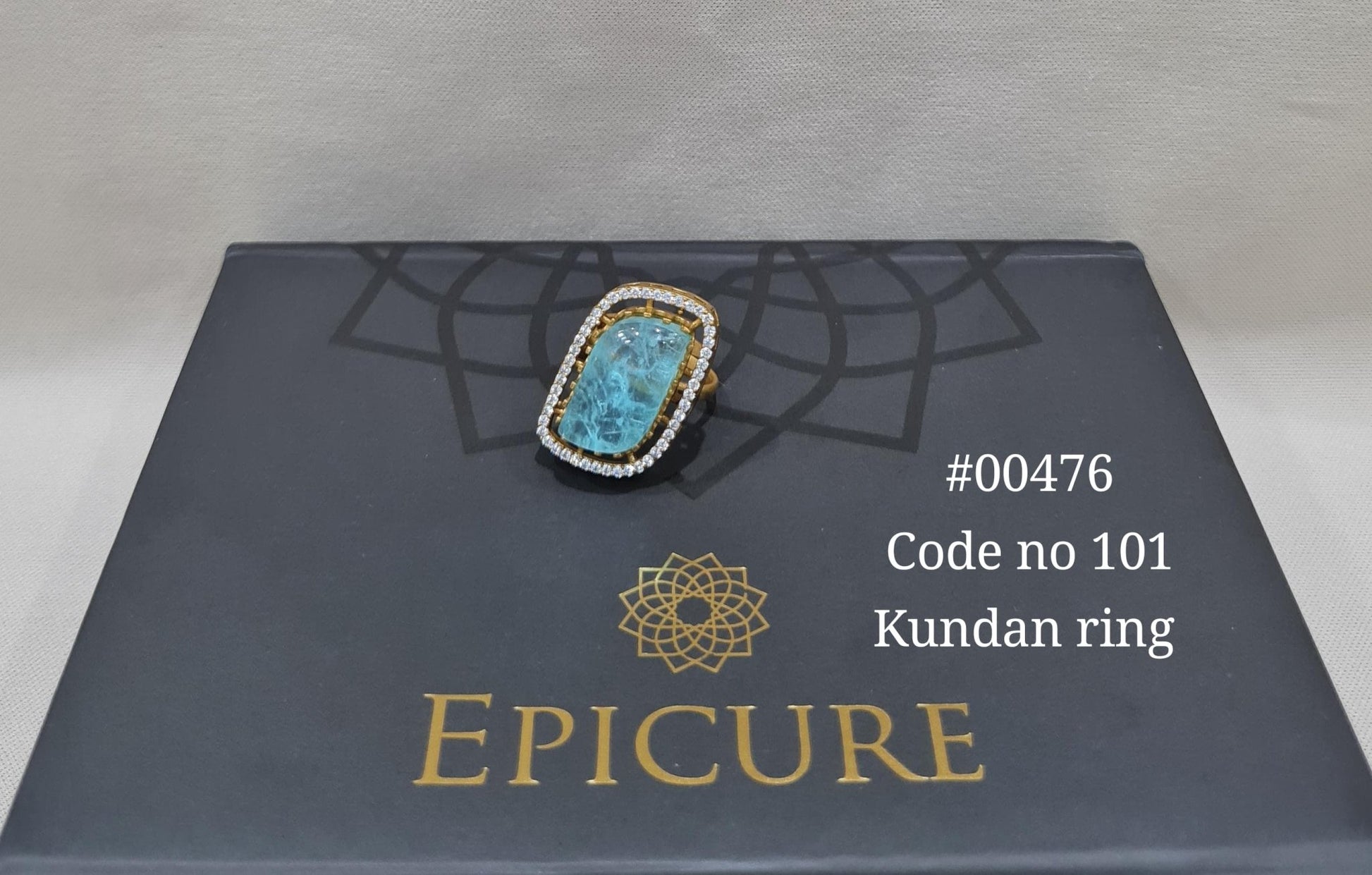 Kundan fingerring 00476 - KRISHNA'S SWETA JEWELLERY