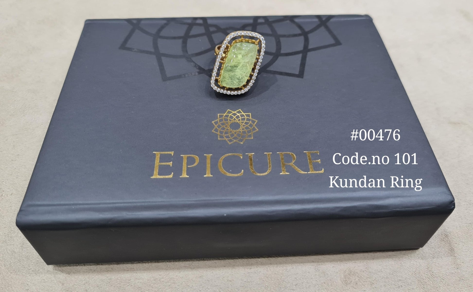 Kundan fingerring 00476 - KRISHNA'S SWETA JEWELLERY