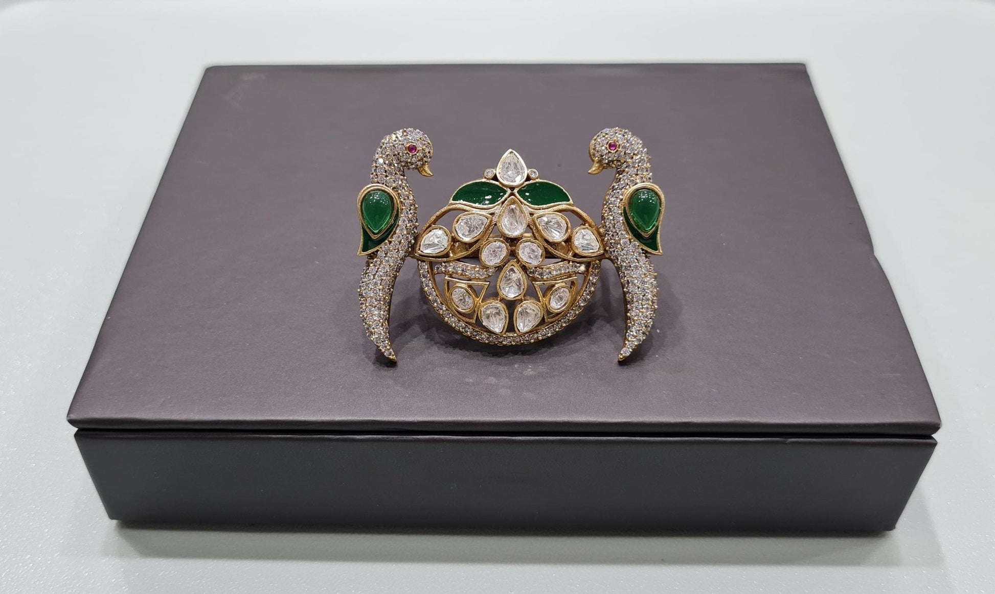 Kundan Fingerring 01595 - KRISHNA'S SWETA JEWELLERY