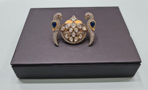 Kundan Fingerring 01595 - KRISHNA'S SWETA JEWELLERY