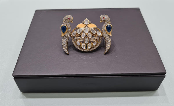Kundan Fingerring 01595 - KRISHNA'S SWETA JEWELLERY