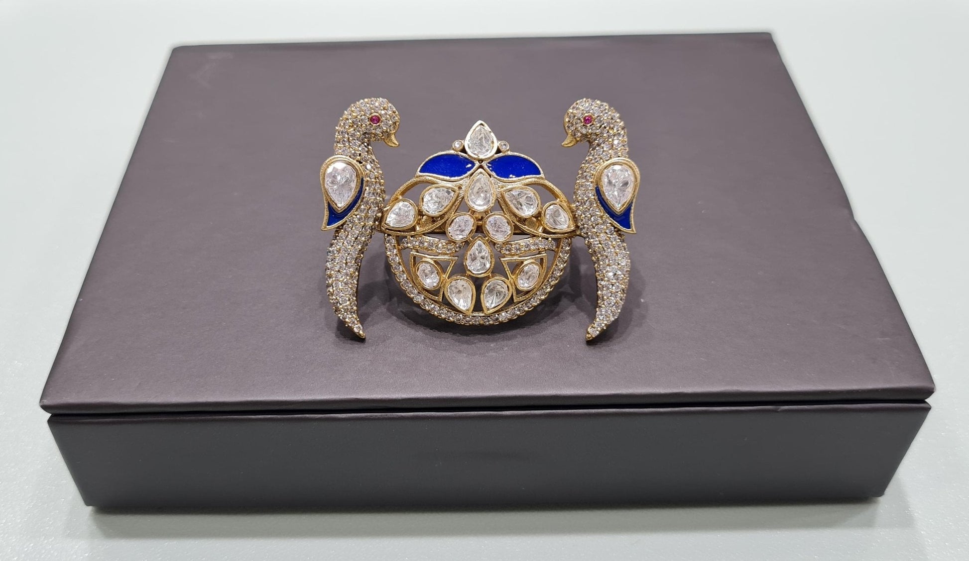 Kundan Fingerring 01595 - KRISHNA'S SWETA JEWELLERY