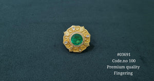 Kundan Fingerring 03691 - KRISHNA'S SWETA JEWELLERY