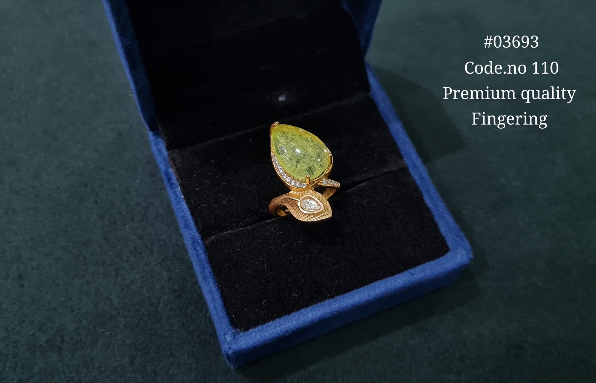 Kundan Fingerring 03693 - KRISHNA'S SWETA JEWELLERY