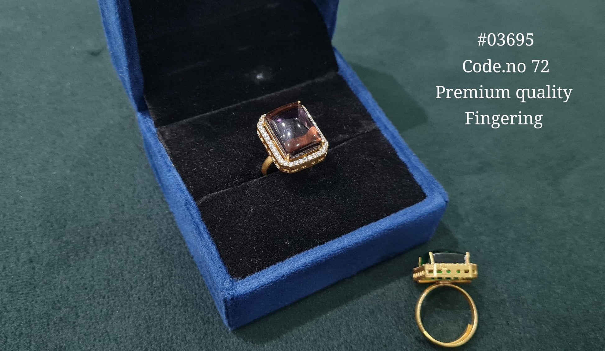 Kundan Fingerring 03695 - KRISHNA'S SWETA JEWELLERY