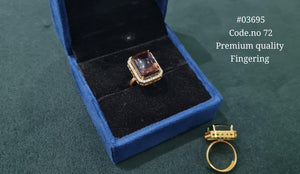 Kundan Fingerring 03695 - KRISHNA'S SWETA JEWELLERY