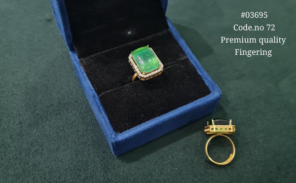 Kundan Fingerring 03695 - KRISHNA'S SWETA JEWELLERY