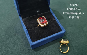 Kundan Fingerring 03695 - KRISHNA'S SWETA JEWELLERY