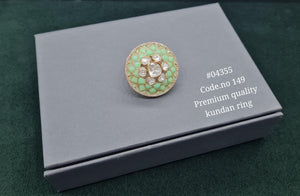 Kundan Fingerring 04355 - KRISHNA'S SWETA JEWELLERY