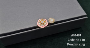 Kundan Fingerring 04481 - KRISHNA'S SWETA JEWELLERY