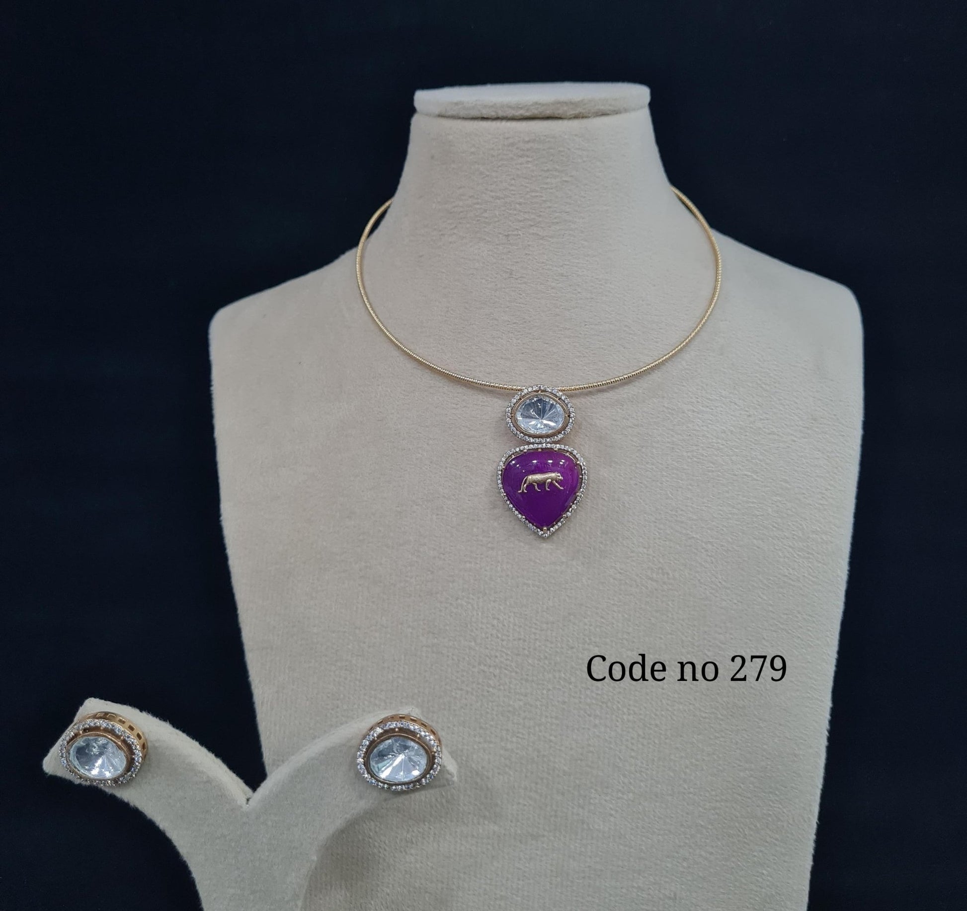 Kundan Hasli 00109 - KRISHNA'S SWETA JEWELLERY