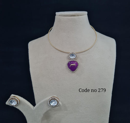 Kundan Hasli 00109 - KRISHNA'S SWETA JEWELLERY