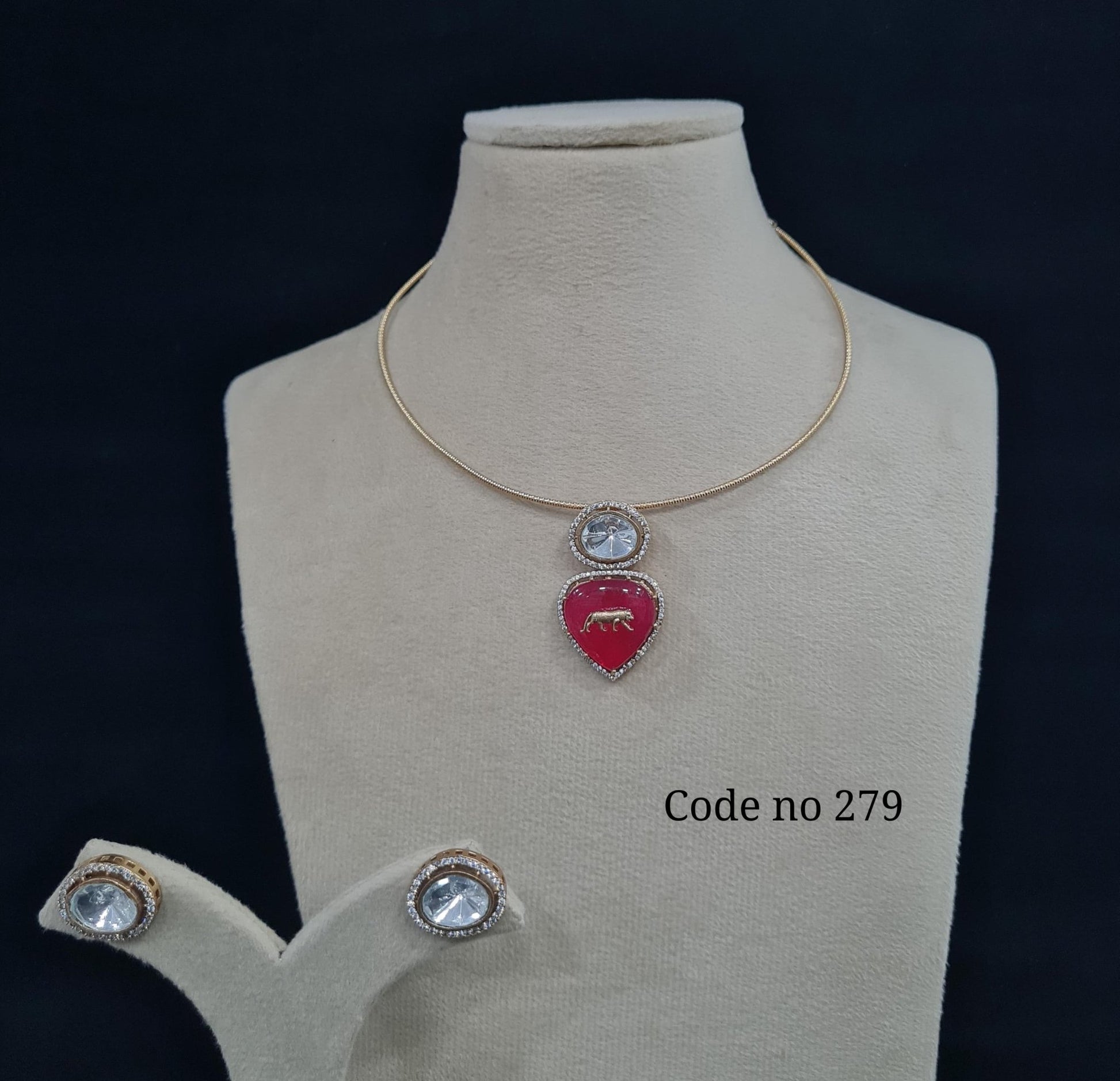 Kundan Hasli 00109 - KRISHNA'S SWETA JEWELLERY