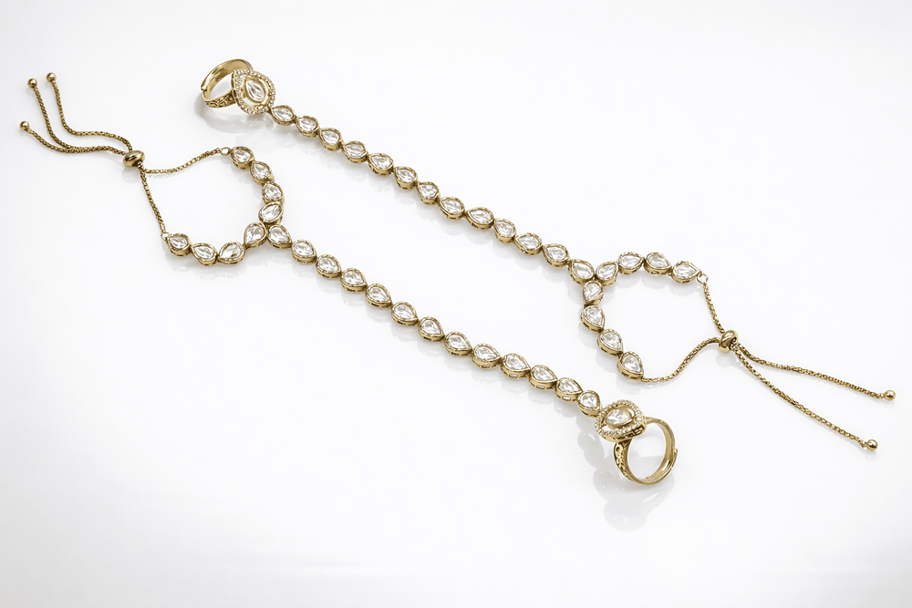 Kundan Hathpan 00041 - KRISHNA'S SWETA JEWELLERY