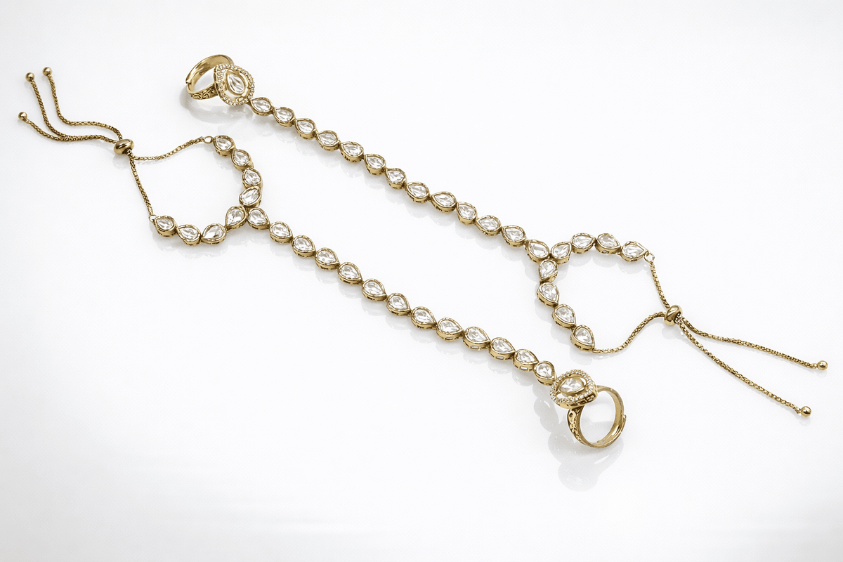 Kundan Hathpan 00041 - KRISHNA'S SWETA JEWELLERY