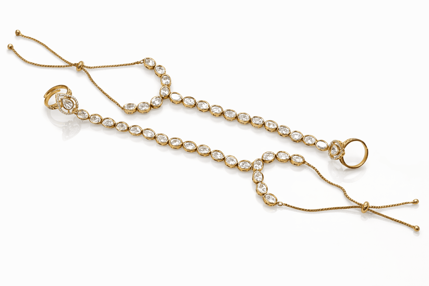 Kundan Hathpan 00042 - KRISHNA'S SWETA JEWELLERY