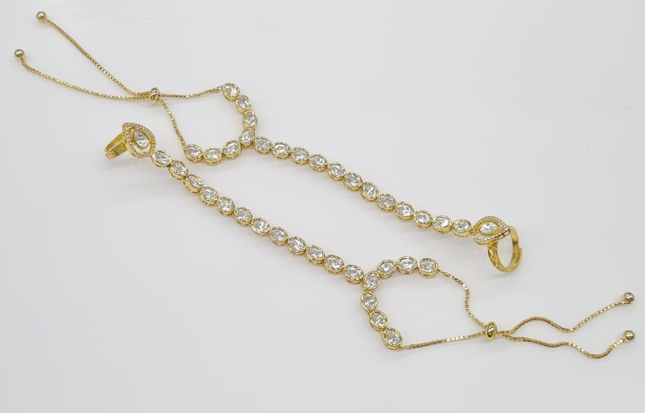 Kundan Hathpan 00042 - KRISHNA'S SWETA JEWELLERY