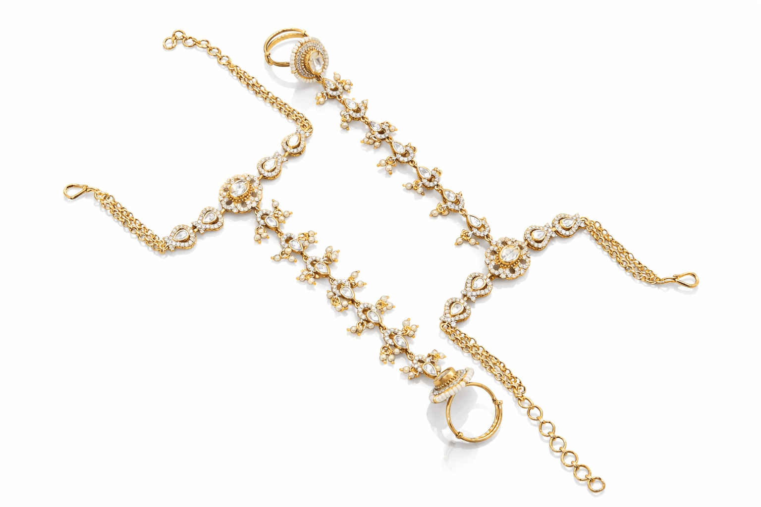 Kundan Hathpan 01372 - KRISHNA'S SWETA JEWELLERY