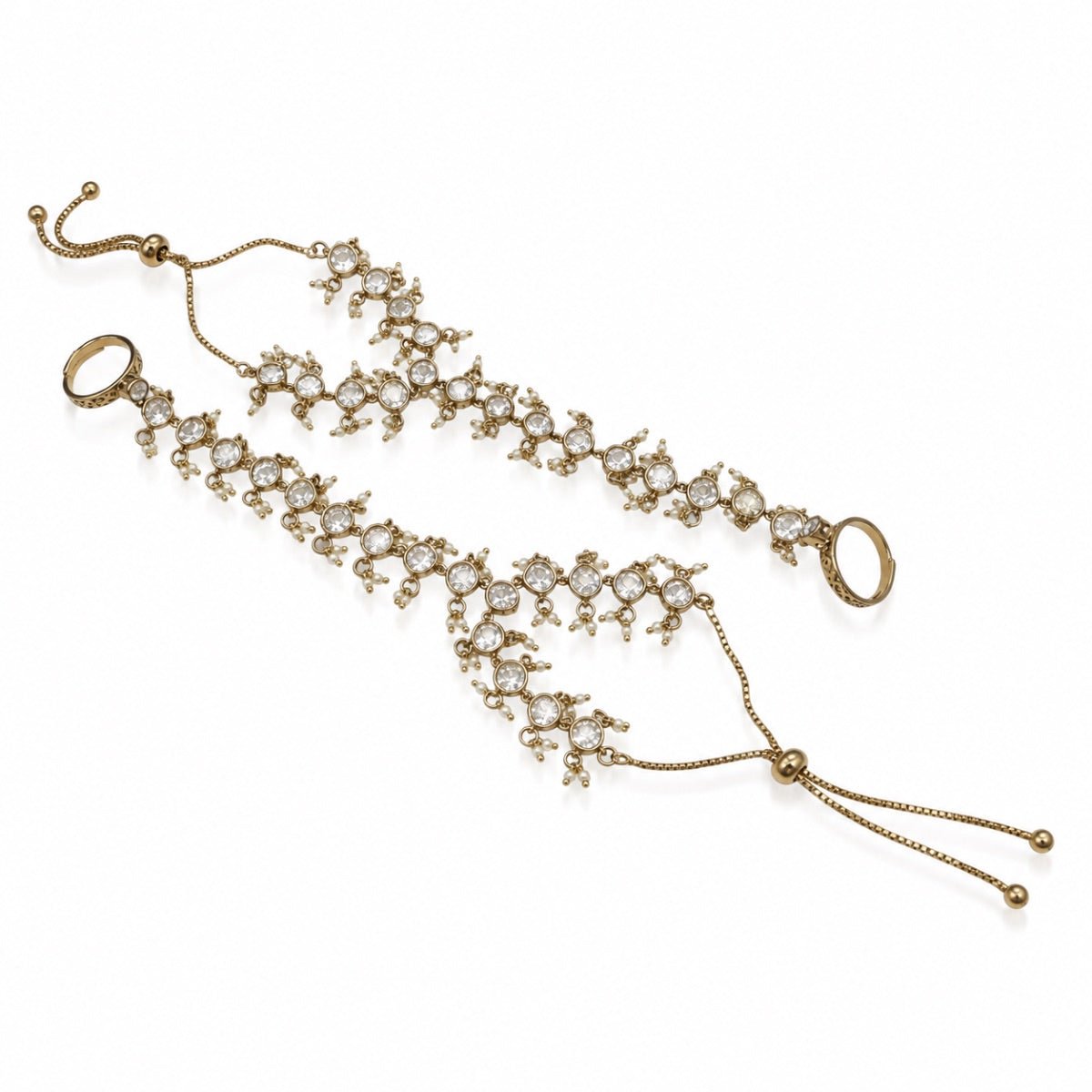 Kundan hathpan 01502 - Krishna's Sweta Jewellery