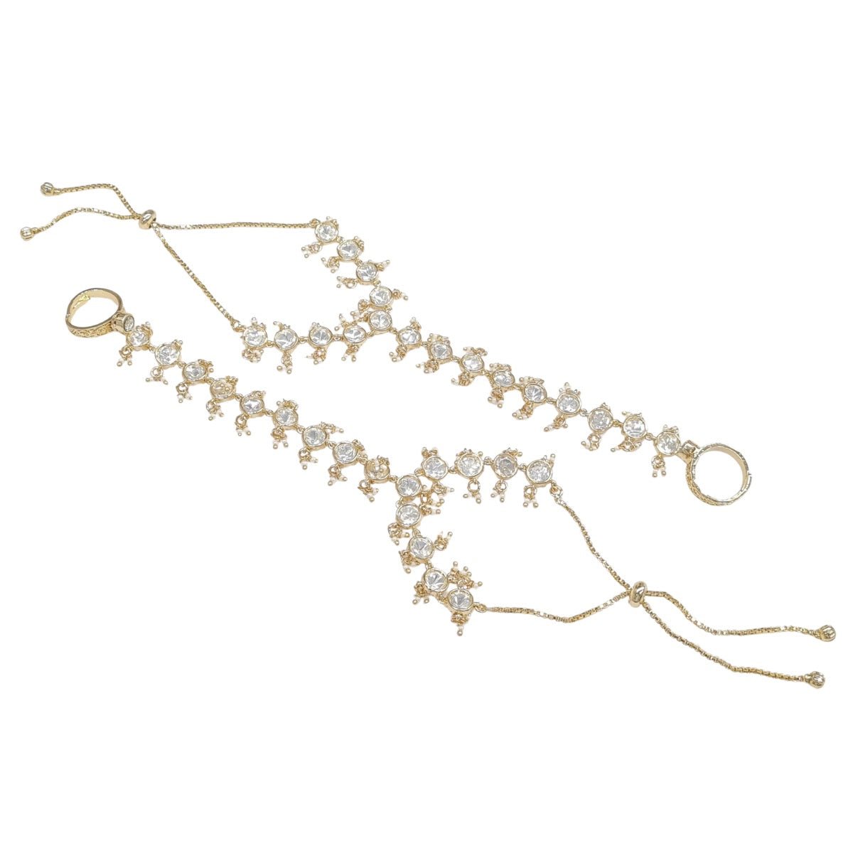 Kundan hathpan 01502 - Krishna's Sweta Jewellery