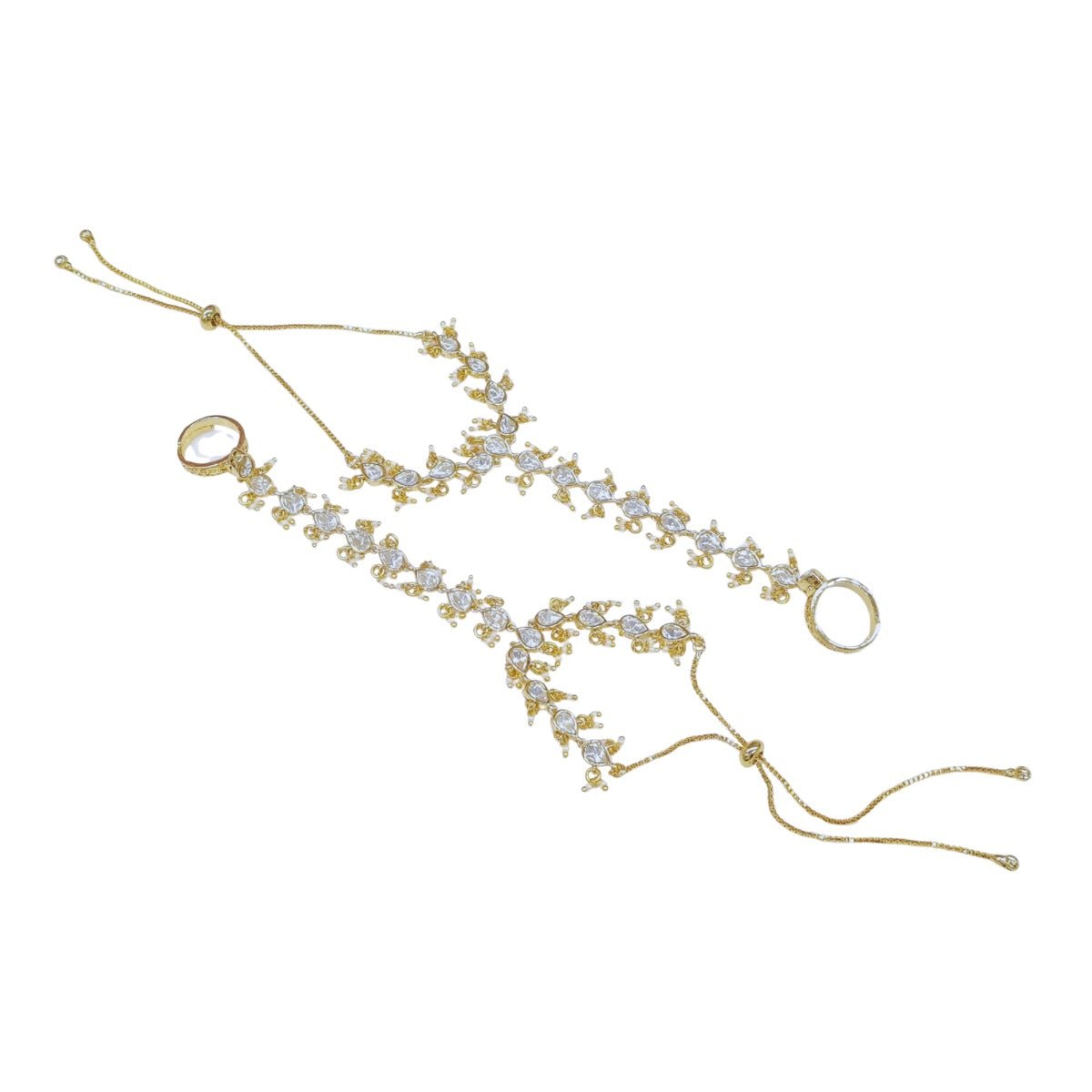 Kundan Hathpan 01893 - Krishna's Sweta Jewellery