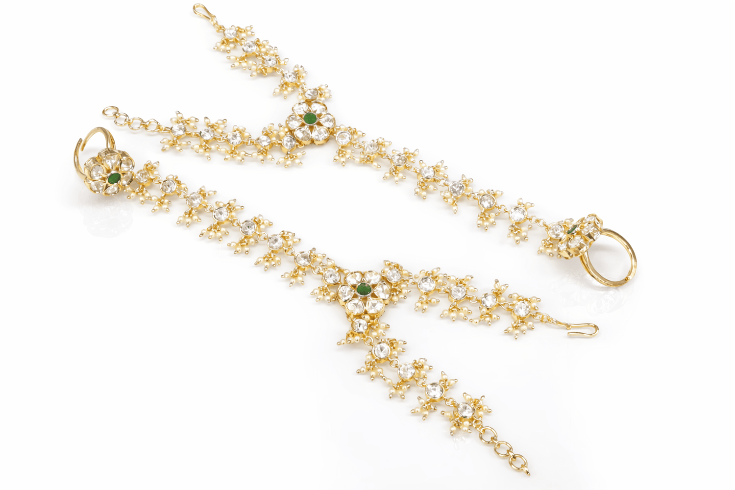 Kundan Hathpan 04712 - KRISHNA'S SWETA JEWELLERY