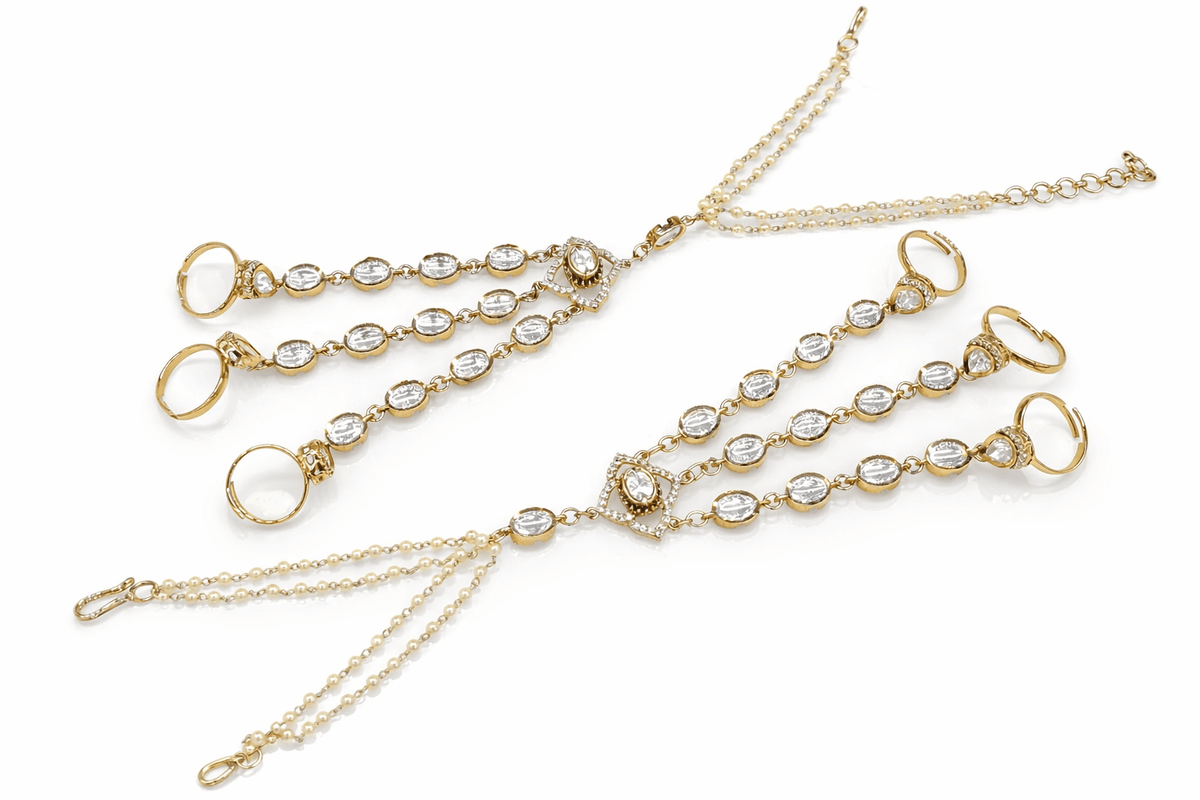 Kundan Hathpan 06990 - KRISHNA'S SWETA JEWELLERY