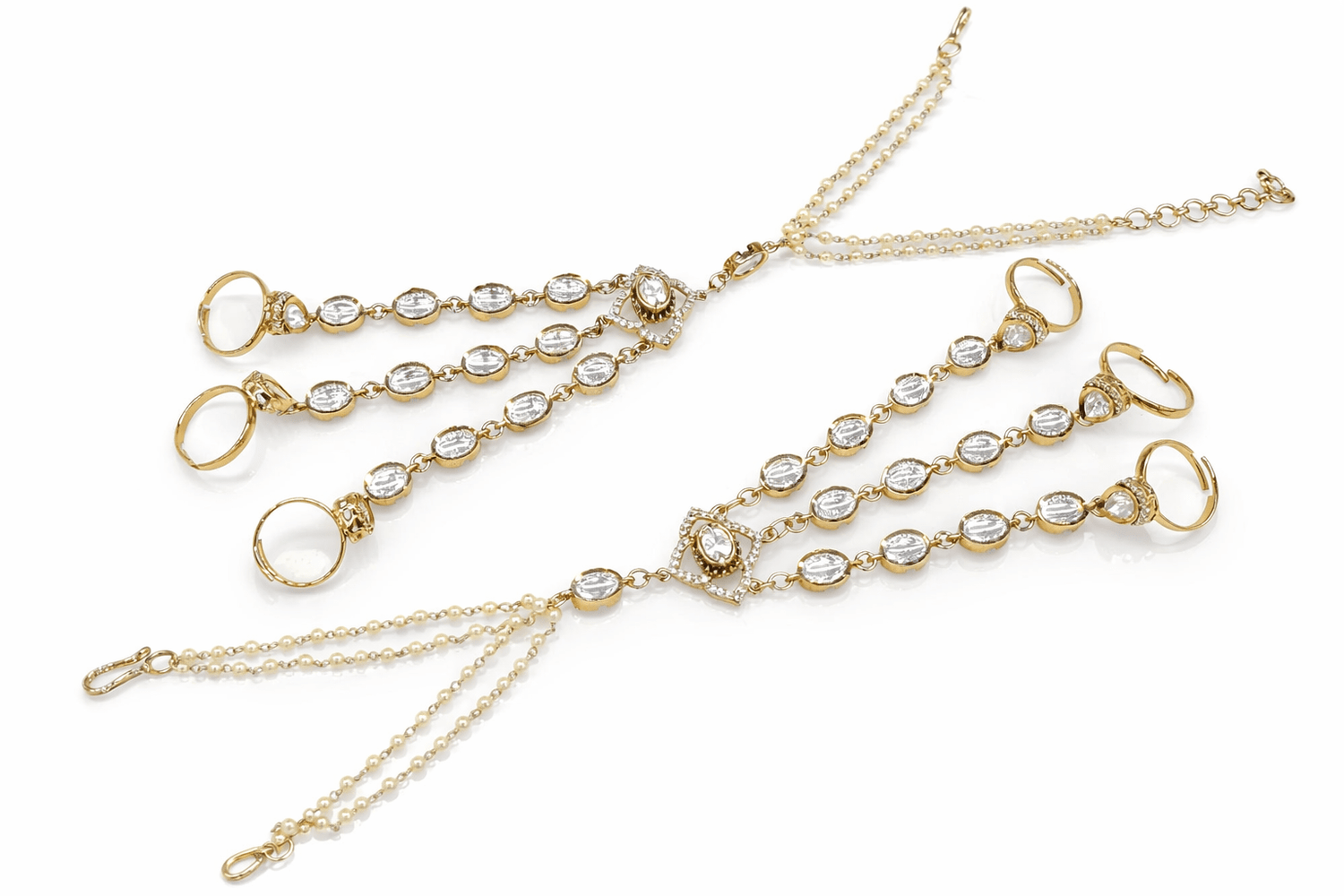 Kundan Hathpan 06990 - KRISHNA'S SWETA JEWELLERY