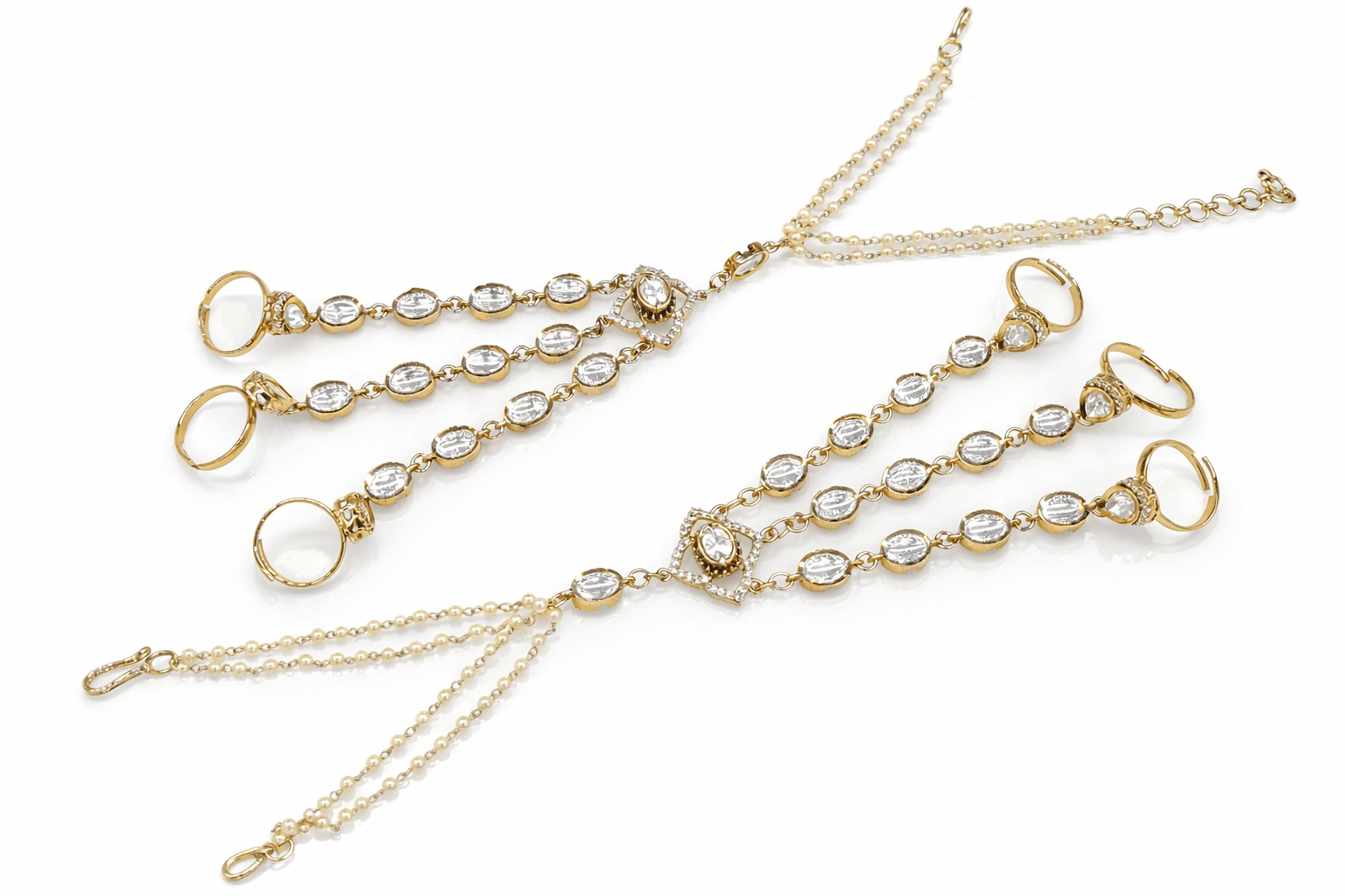 Kundan Hathpan 06990 - KRISHNA'S SWETA JEWELLERY