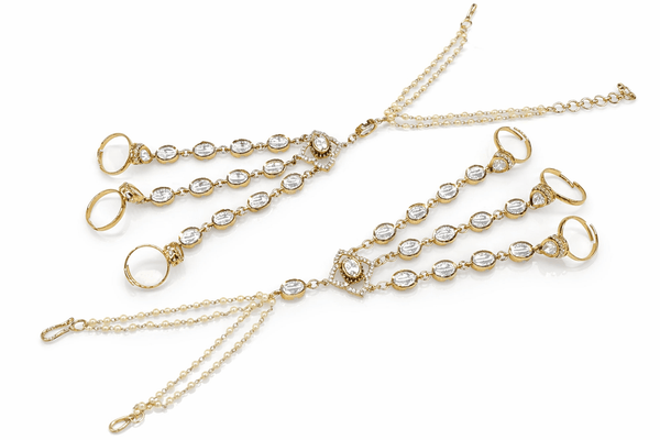 Kundan Hathpan 06990 - KRISHNA'S SWETA JEWELLERY