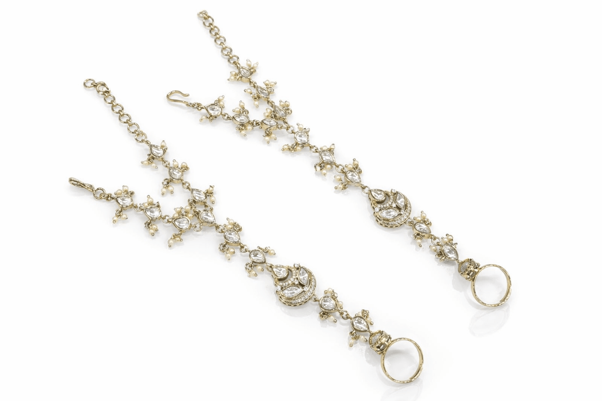 Kundan Hathpan 07989 - KRISHNA'S SWETA JEWELLERY