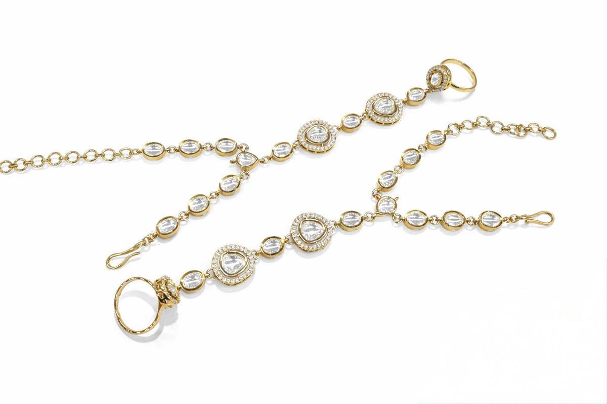 Kundan Hathpan 07990 - KRISHNA'S SWETA JEWELLERY