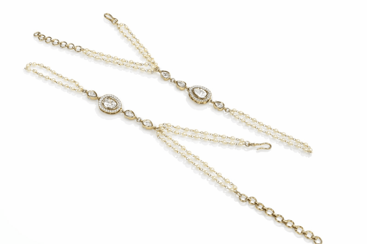 Kundan Hathpan 08465 - KRISHNA'S SWETA JEWELLERY