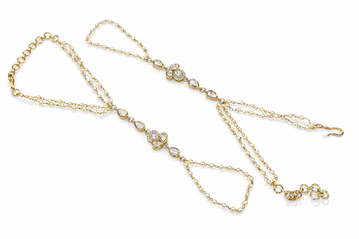 Kundan Hathpan 08800 - KRISHNA'S SWETA JEWELLERY