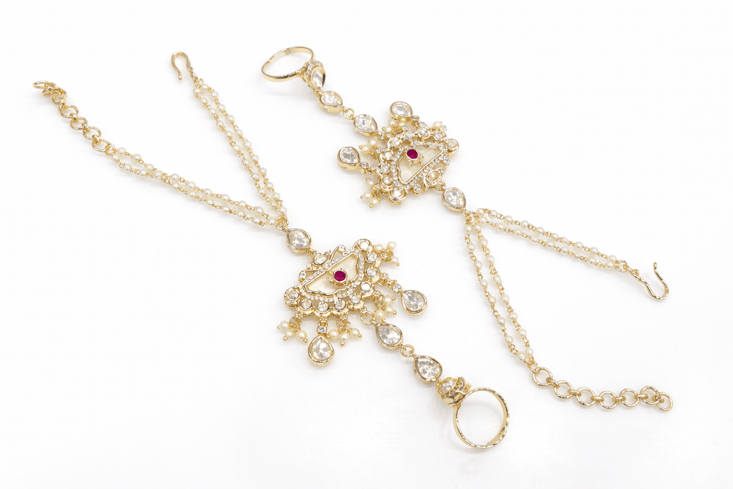 Kundan Hathpan 08802 - KRISHNA'S SWETA JEWELLERY