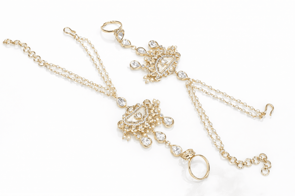 Kundan Hathpan 08802 - KRISHNA'S SWETA JEWELLERY