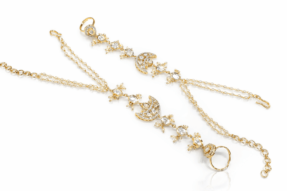Kundan Hathpan 08803 - KRISHNA'S SWETA JEWELLERY