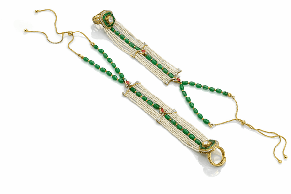 Kundan Hathpan 09077 - KRISHNA'S SWETA JEWELLERY