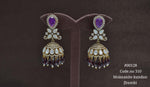 Kundan jhumka 00128 - KRISHNA'S SWETA JEWELLERY