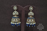 Kundan Jhumka 00536 - KRISHNA'S SWETA JEWELLERY