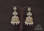 Kundan Jhumka 00536 - KRISHNA'S SWETA JEWELLERY