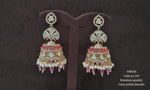 Kundan Jhumka 00536 - KRISHNA'S SWETA JEWELLERY