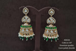 Kundan Jhumka 00536 - KRISHNA'S SWETA JEWELLERY