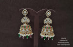 Kundan Jhumka 00536 - KRISHNA'S SWETA JEWELLERY