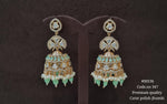 Kundan Jhumka 00536 - KRISHNA'S SWETA JEWELLERY