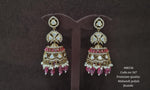 Kundan Jhumka 00536 - KRISHNA'S SWETA JEWELLERY
